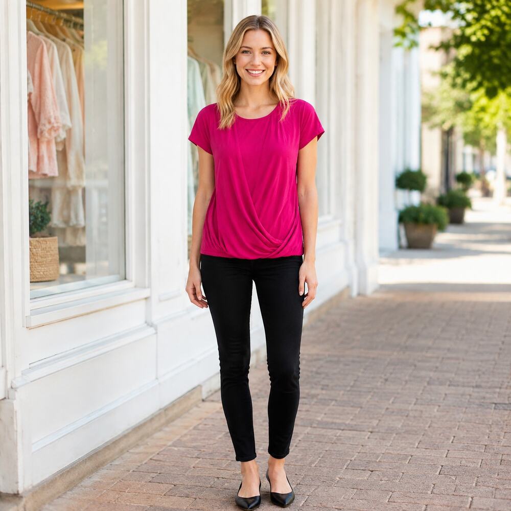 G By Giuliana Wrap Front Top